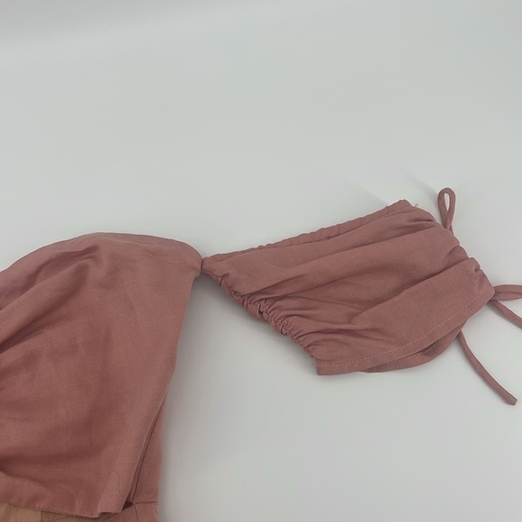 Privacy Please Off Shoulder Dress in Pink S A21 - Picture 7 of 8